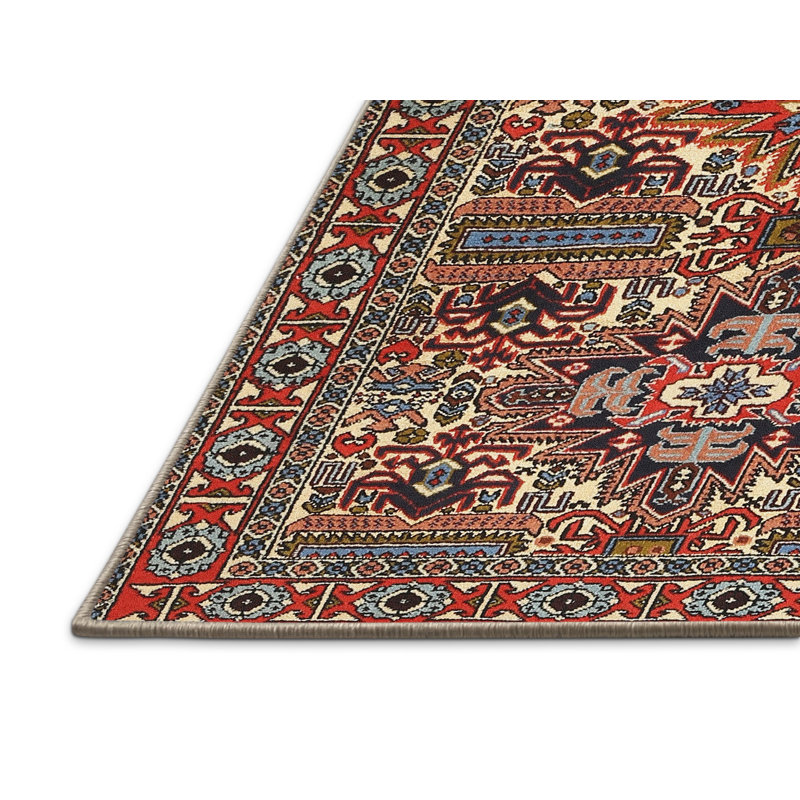 Oriental Indoor Rug, Rectangle 6' x 9'