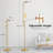 70'' Height-Adjustable Smart Floor Lamp with  Remote Control, Adjustable Brightness & Color Temperature-1888499128