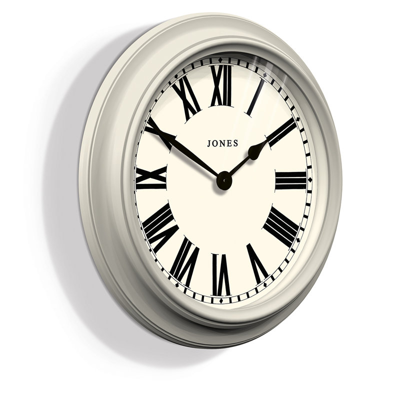 Opera Acrylic Wall Clock, Pale Grey