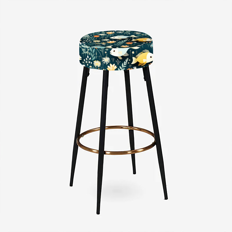 Ensemble de 2 tabourets de bar bleu et vert Under The Sea Exploration
