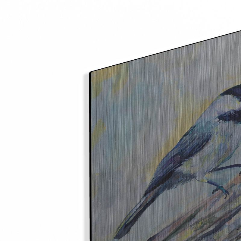 "Mésange" par Jeanette Vertentes, H 12 po x l 12 po