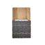 Anyston Outdoor Teak Ottoman