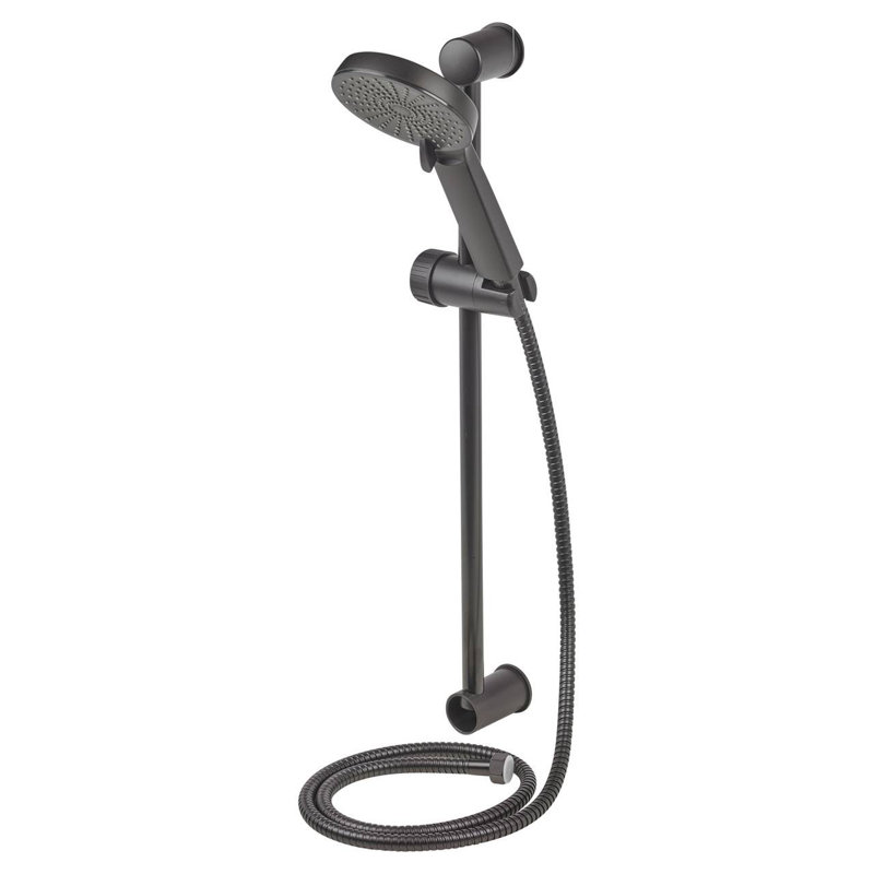 Matt Black Shower Set
