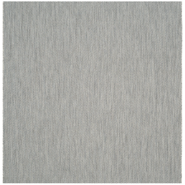 Arneshia Power Loom Gray/Navy Indoor/Outdoor Area Rug