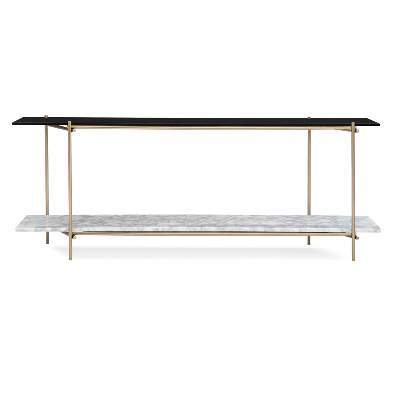 Modern Edge 72'' Glass Top Console Table