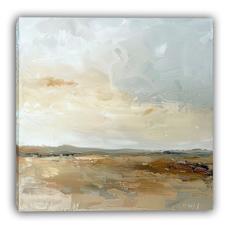 «Quiet Horizon», art mural sur toile tendue, L 12 po x H 12 po x P 1 po