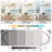 52" Modern Ceiling Fan with Lights and Remote, Chrome Ceiling Fan with Reversible Blades-2139063031-2139063030