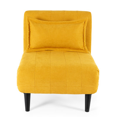 Naraya Upholstered Linen Blend Convertible Chair