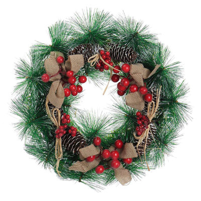 Faux 12.6'' Wreath