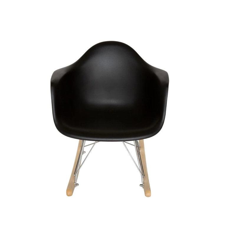 Chaise berçante pour enfants, Noir
