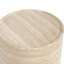Mckenna Outdoor Concrete 24" Round End Table Travertine