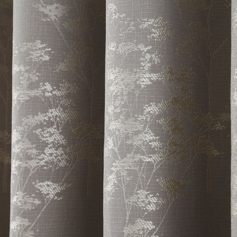 Elmwood Room Darkening Curtain Pair, Width 229 x Drop 229 cm, Stone