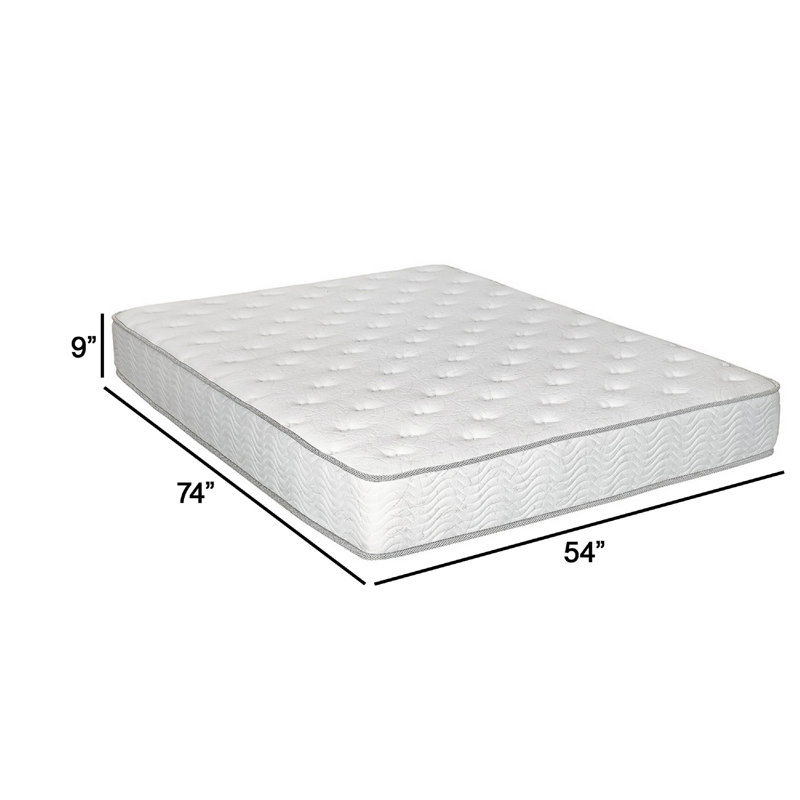 Solar 9 in. Gel Memory Foam Hybrid Mattress, Full, Full