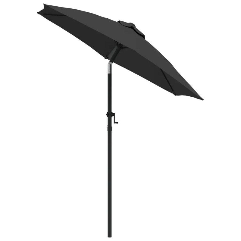 Novak 200cm Tilt Market Parasol, Anthracite