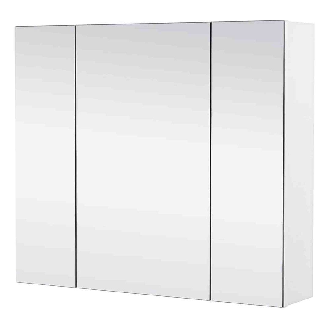 705mm W 605mm H Wall Mounted Required Frameless Medicine Cabinet With Mirror And Adjustable Shelf