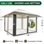 Abri de jardin avec moustiquaire 13 pi x 13 pi-98142043