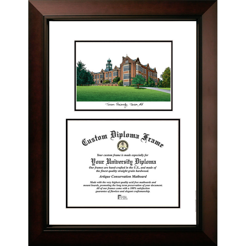Cadre de diplôme towson tigers legacy NCAA