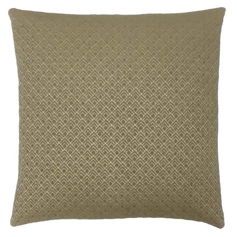  Housse de coussin en duvet géométrique 20 po, 20 po x 20 po, Brun clair
