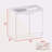 Rectangle 2-Door Utility Sink And Cabinet