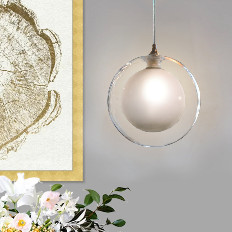 Reflection Moon 1 Pendant Light, White
