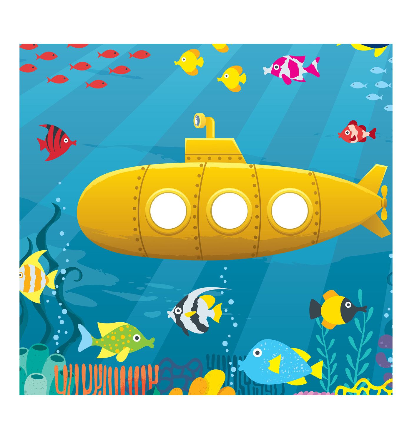 Advanced Graphics Submarine Backdrop Standin | Wayfair