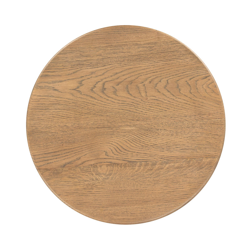 Runa 22" Wood End Table In Coffee Brown , Latte Brown