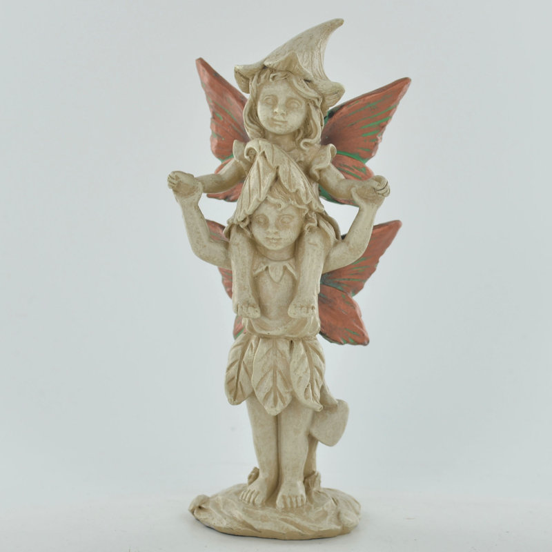 Ron Fairies Weather Resistant Resin Garden Statue