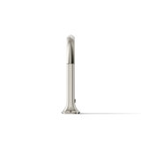 Occasion Sink with Cane Design Single Hole Bathroom Faucet with Drain Assembly