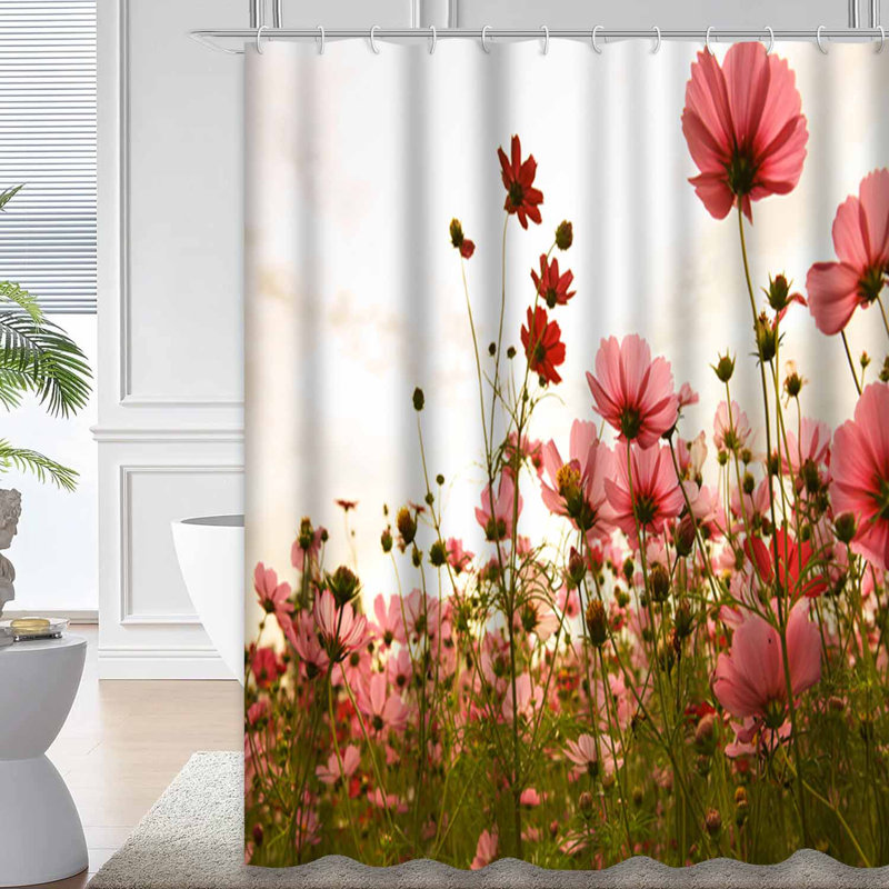 Rideau de douche Desert Cactus America Clouds Sand Red Sand, L 72 po x l 84 po