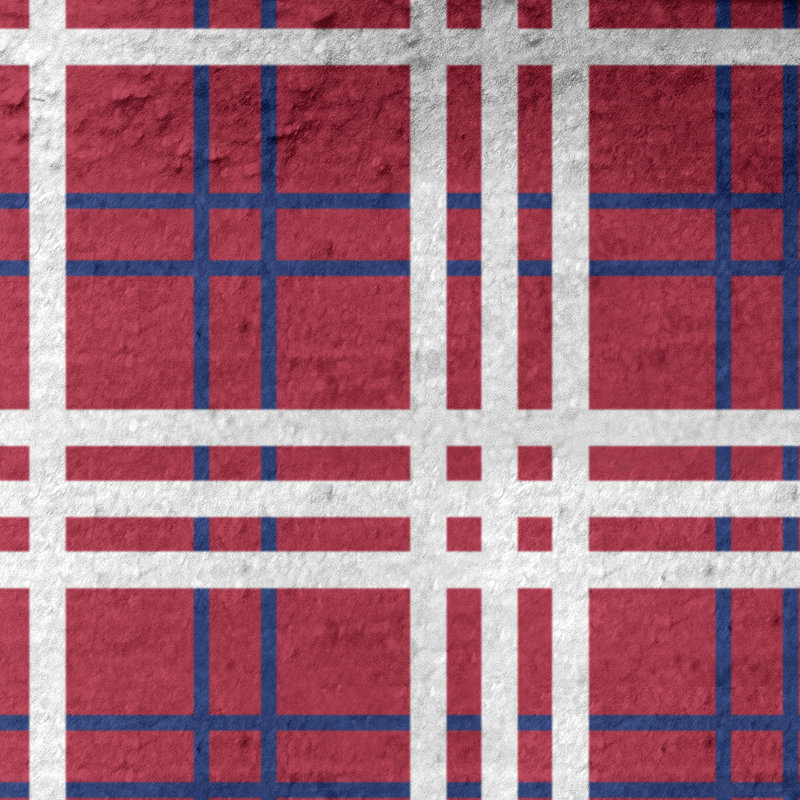 Bath Towel, Red/Dark Blue/White, Microfiber