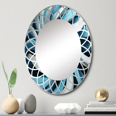 Kentyard - Miroir mural moderne ovale