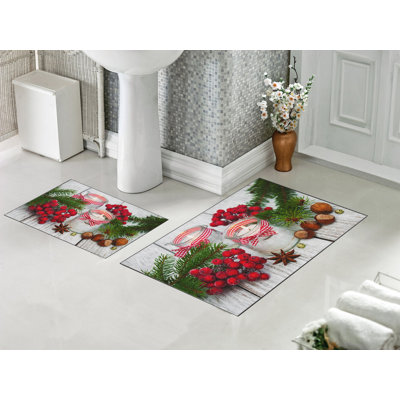 Ensemble de tapis de bain 2 pièces Dilynn