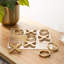 Ensemble de jeu transparent Tic Tac Toe en acrylique Lounsbury-1999352329