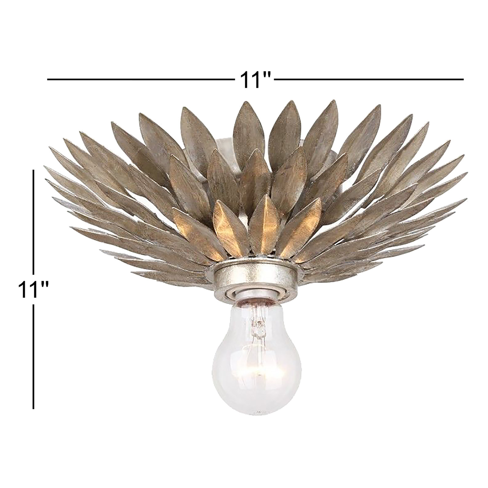 Nash Single Light Dimmable Flush Mount Sconce