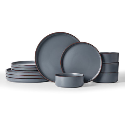 Bevery Piece Stoneware Dinnerware Set - Service for 4