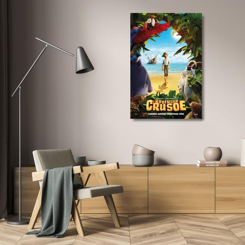 Robinson Crusoe, 24" H x 16" W