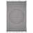 5X7 Gray / White / Medallion Indoor / Outdoor Area Rug-425323688-425323691