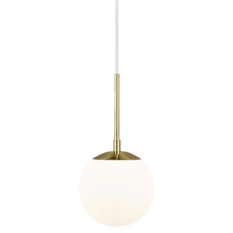 Grant 1 - Light Brass Sphere Pendant