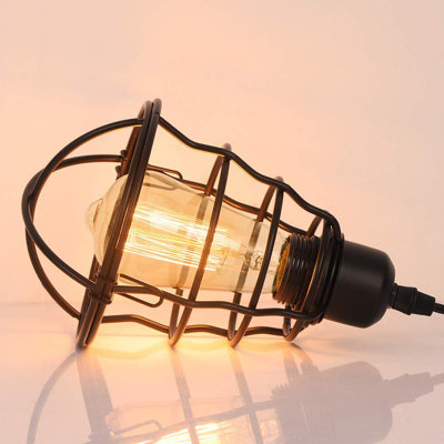 1 - Light Black Lantern Pendant