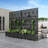 Metal Planter Box with Trellis with Wheels-132233968