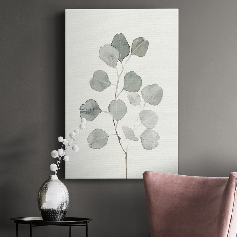 " Delicate Sage Botanical I ", 12" W x 18" H