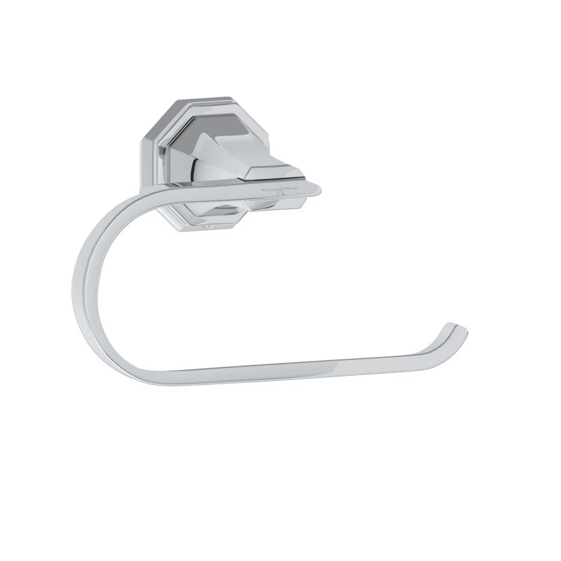 Deco Toilet Paper Holder, Polished Chrome
