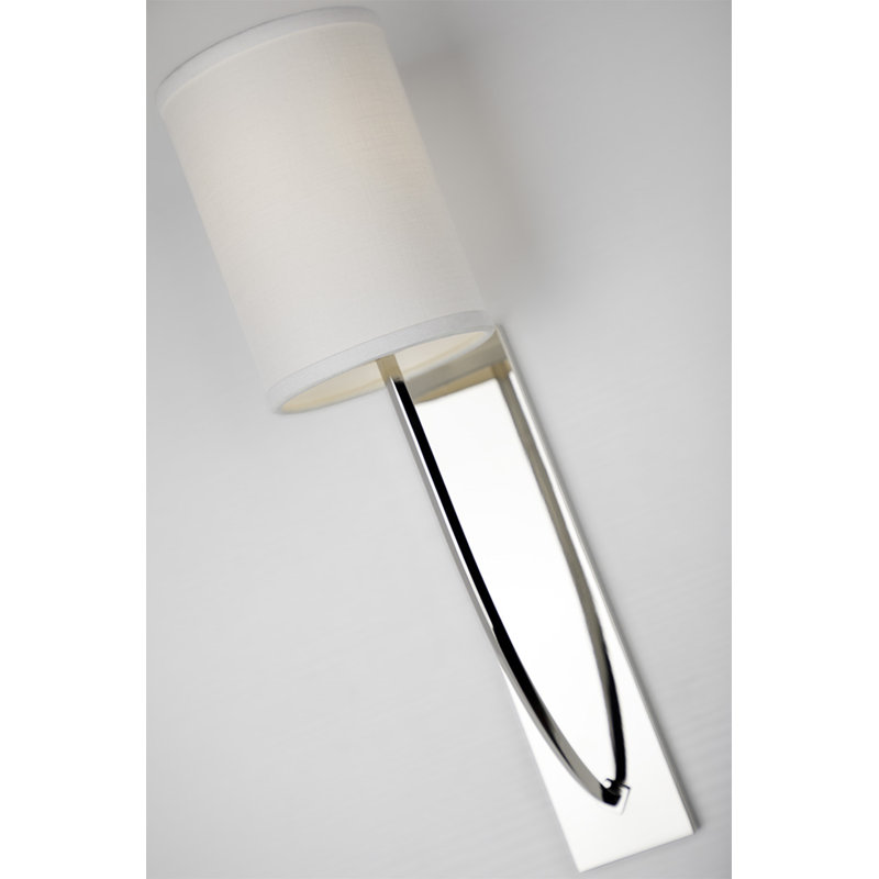 Colton 1 - Light Armed Sconce, Polished Nickel