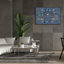 «Lakeside Days 1 Blue» par Laura Marshall, art mural sur toile-1769642374