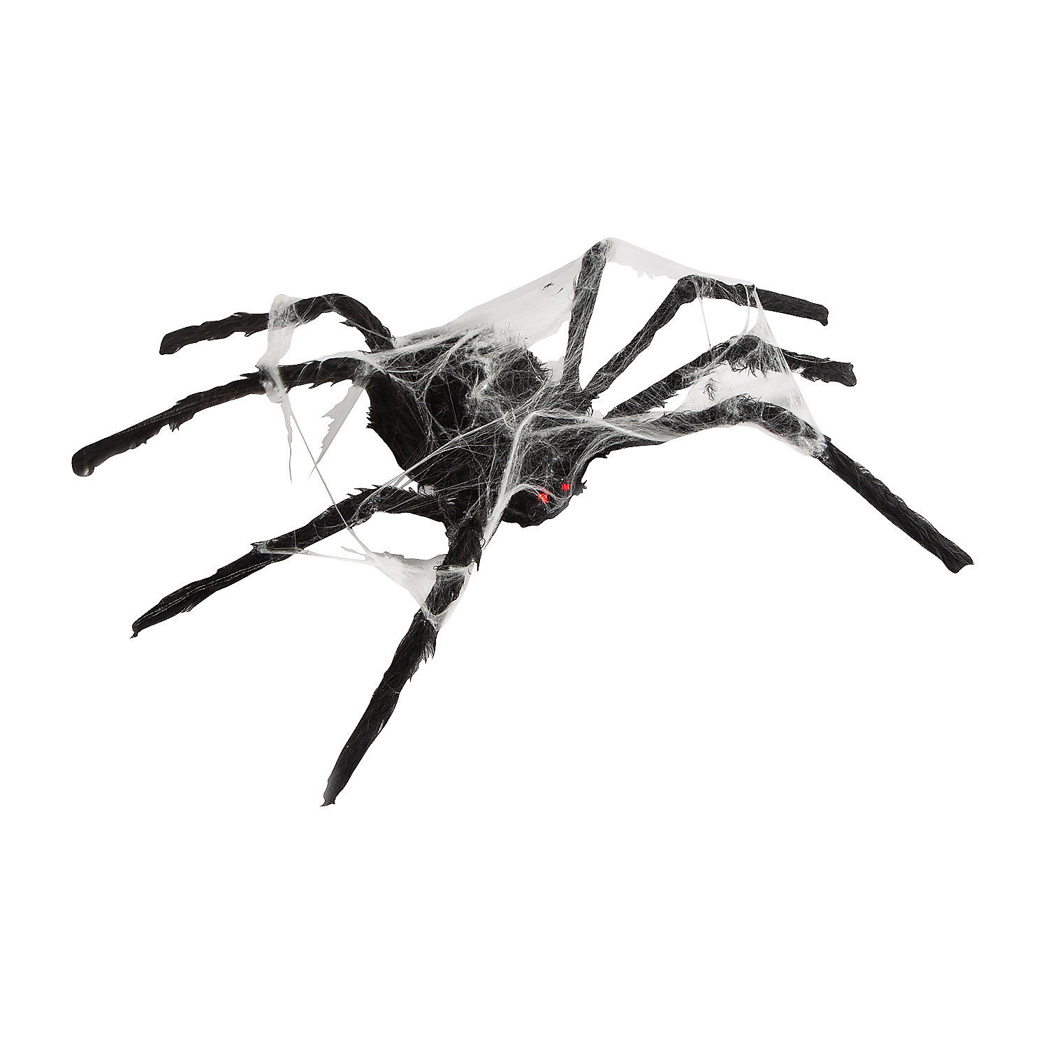 The Holiday Aisle® Animated Walking Spider with Web Figurine | Wayfair
