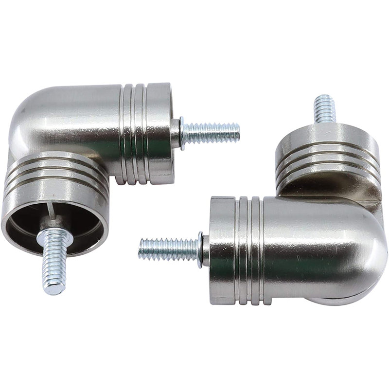 Coude à charnière Meriville, 2 pièces, 1.125", Nickel satiné