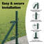 Hexagon Fence Green 0.8 M Steel-963817835