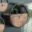 Circle Solid Wood Floating Shelf-70499524