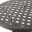 Table d'appoint extérieure en fonte d'aluminium de 19 po (table incluse seulement)