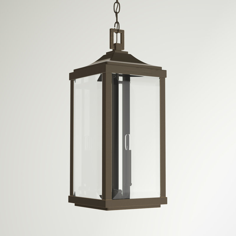 Husby 3 - Light Outdoor Hanging Lantern, Antique Bronze